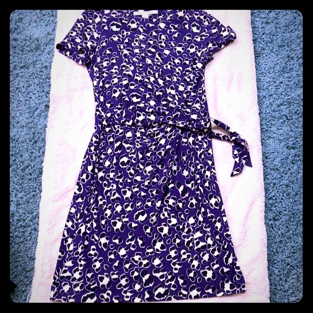 Diane von furstenberg cotton knit dress